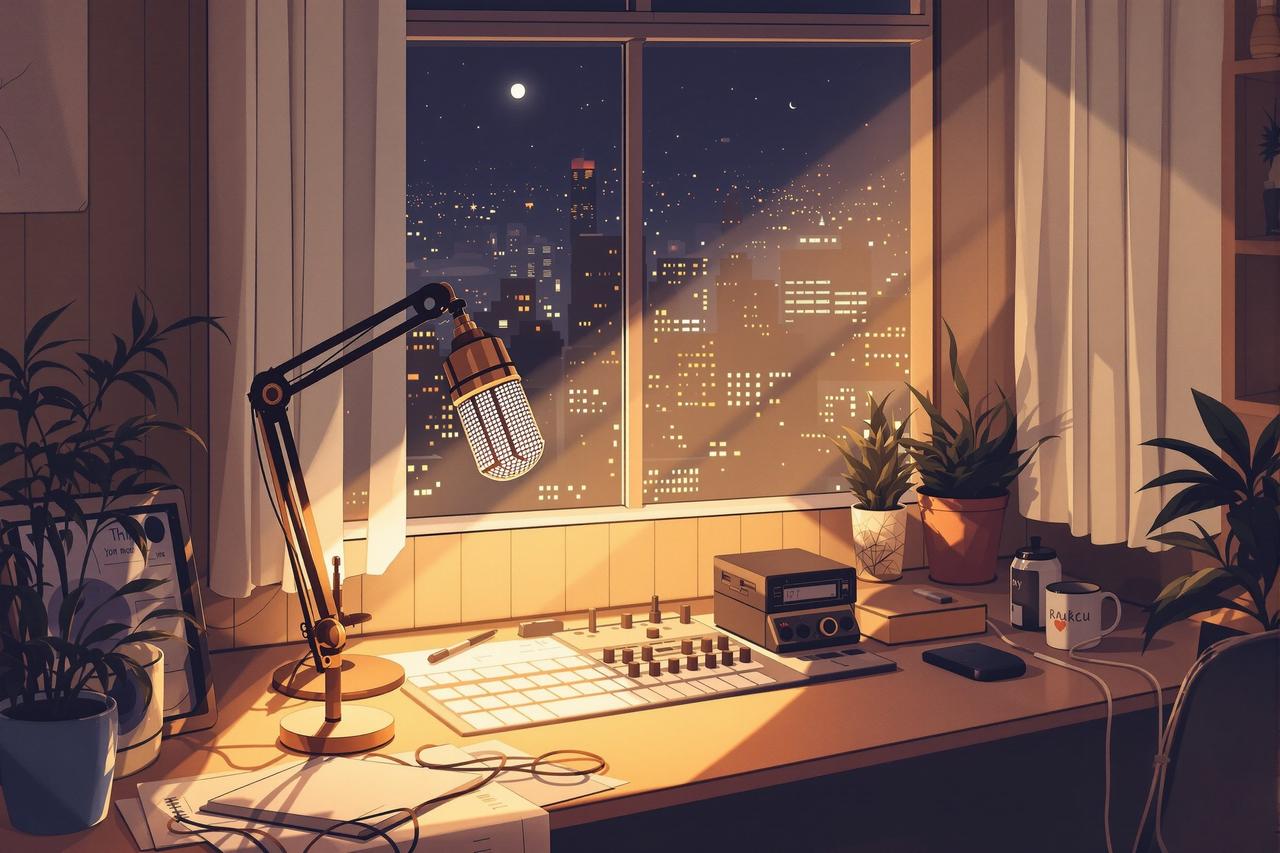 短剧库夸克 - 深夜电台 短剧库夸克 - 深夜电台,暖心陪伴治愈动漫短剧